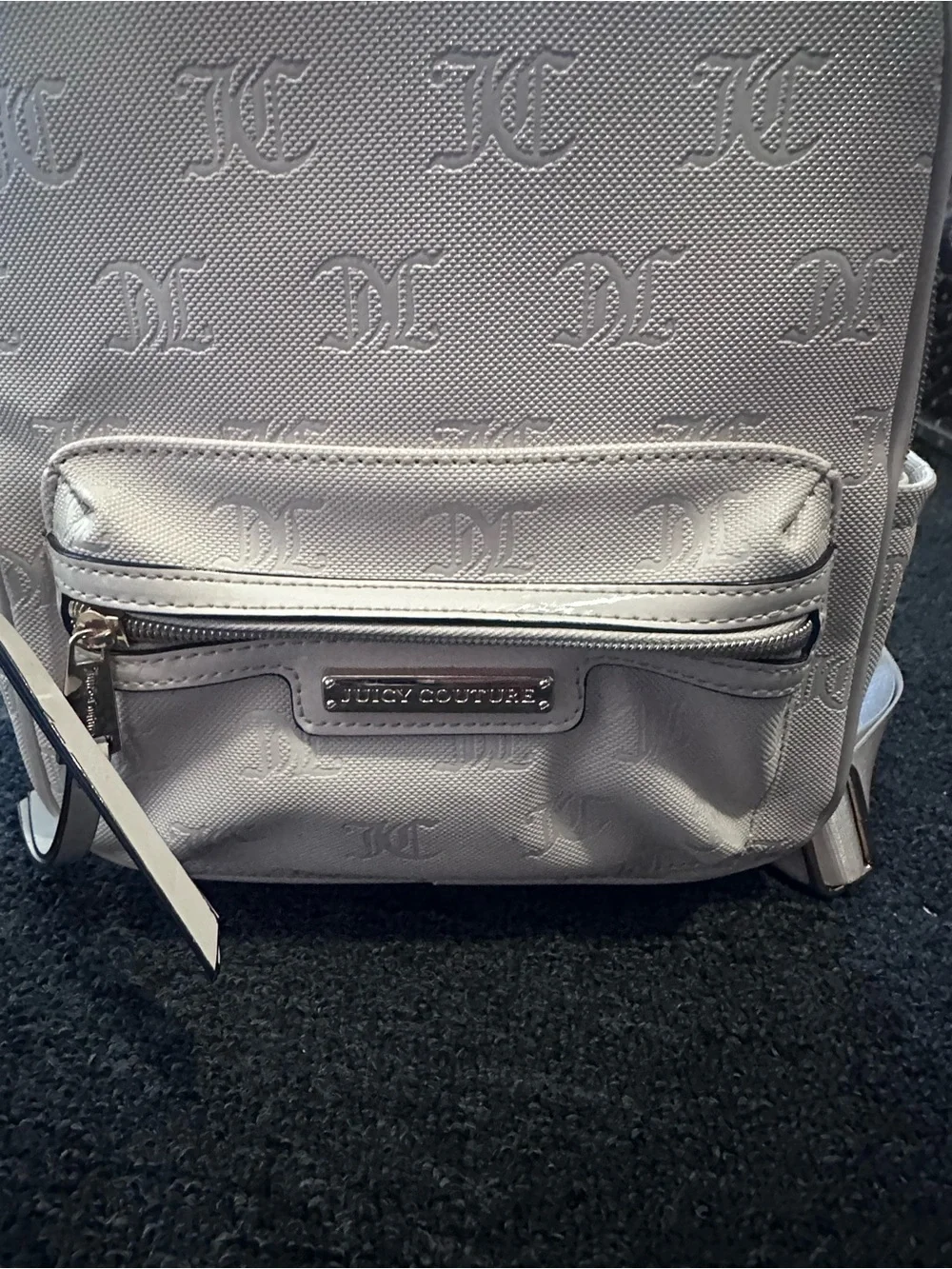 Juicy Couture Cream Mini Logo Backpack